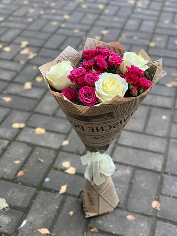 Букет цветов из: Розы в Спасске-Рязанском